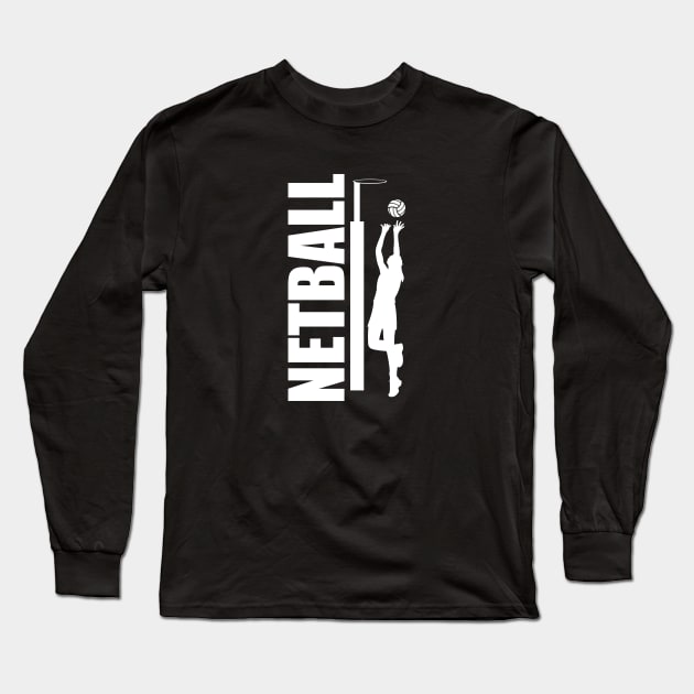 Stylish Netball Long Sleeve T-Shirt by idlei